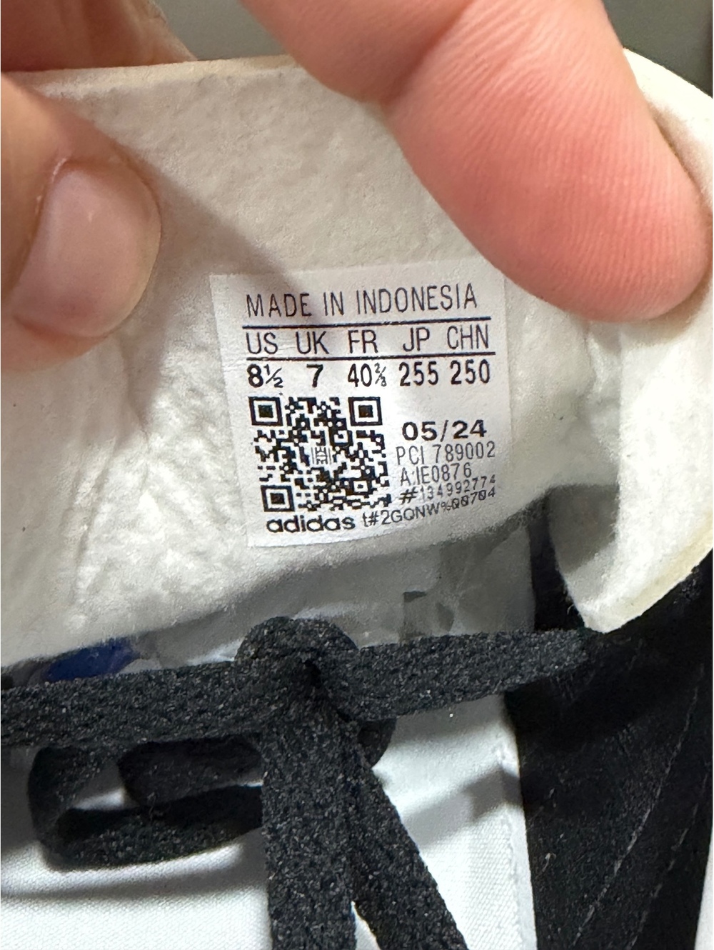 Size 8.5 - Adidas Women’s Gazelle Bold “Black Gum” - Picture 6 of 6